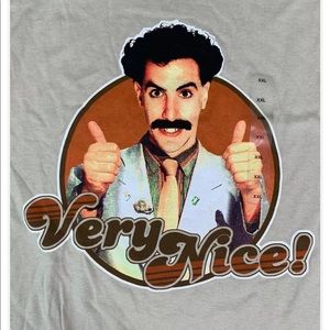 BORAT T-shirt XXL Promo 2007 Very Nice Official 20th Century Fox Rare NEW w Tags